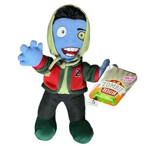 Zombie High Undead Blue Boy Plush Doll, Hooded Jacket, Sugar Loaf, New